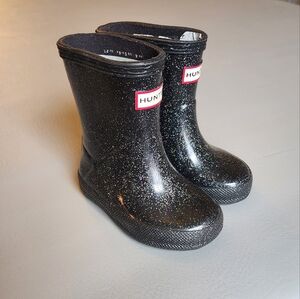 Toddler Girl Starcloud Black Hunter Rain Boot Size 4